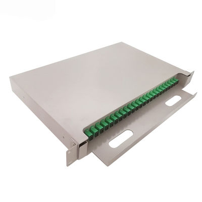 24 Cores SC / APC Connector Optical Terminal Box Fiber Patch Box
