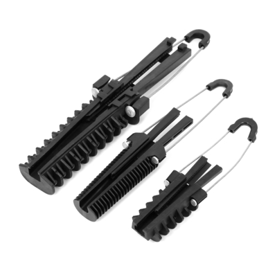 อะลูมิเนียม Overhead Anchor Drop Cable Clamp wire Wedge Clamp Fiber Optical Line