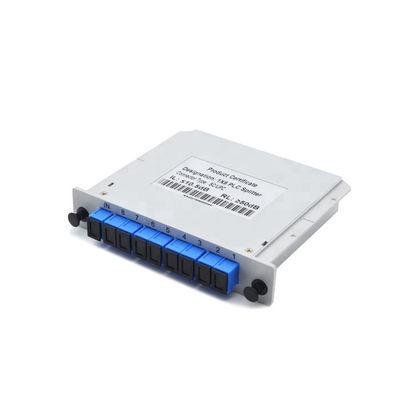 ประเภทเทป SC / UPC Blue Passive 1x8 Plc Splitter